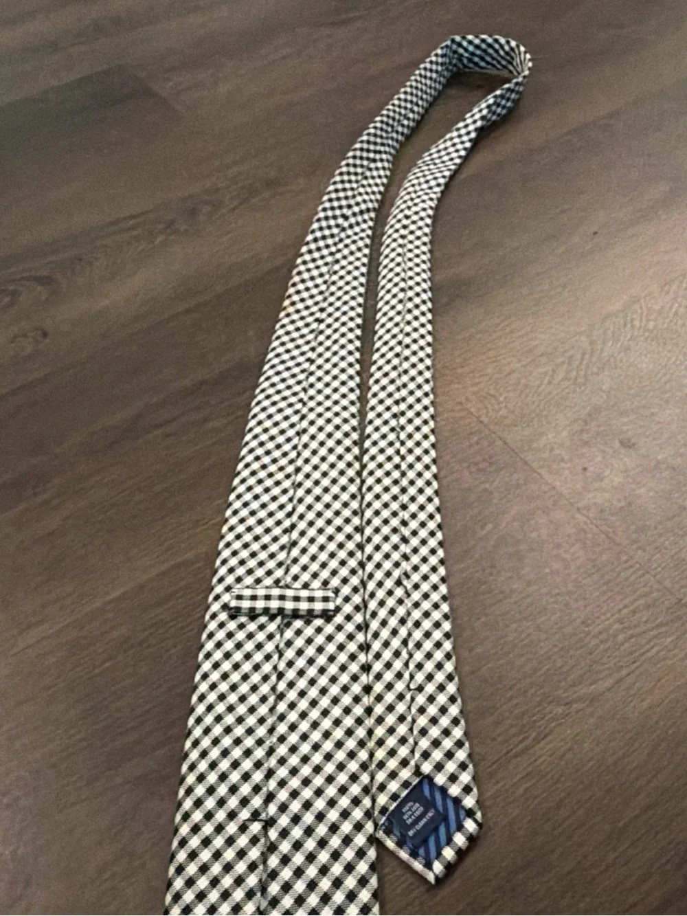 Charles Tyrwhitt Black and White Gingham Tie